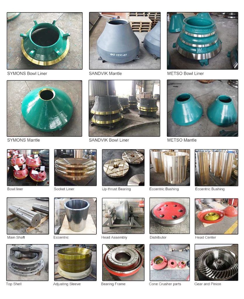 Cone Crusher Spare Parts Bowl Liner Mantle 10